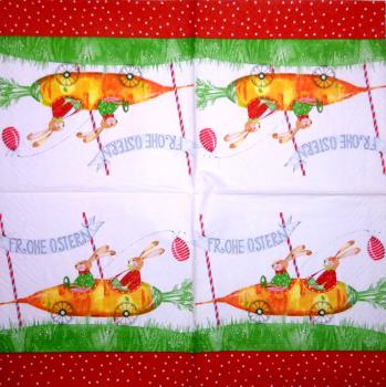 999.014 Hasen: unnatürlich - 3-lagig -  Paper Design